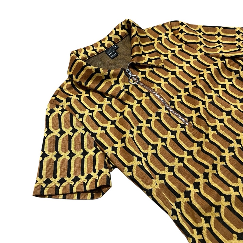 Geometric pattern mini dress - Picture 2 of 4